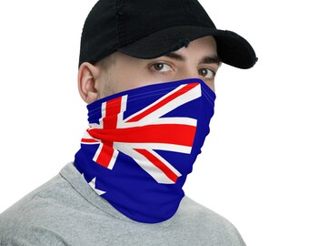 Australia Flag Face Mask - Australian Pride & Ancestry Neck Gaiter