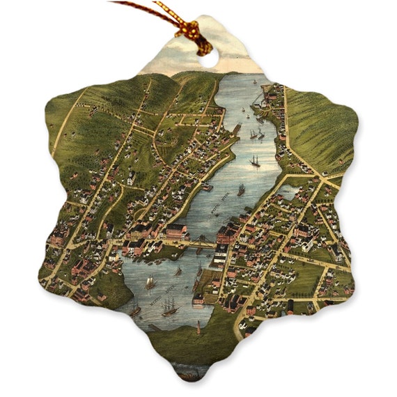 Old Mystic Village Map Old Mystic Ct Map 1879 Vintage Connecticut Village & River | Etsy Canada