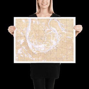 Canton Bend AL Map (2018) Poster