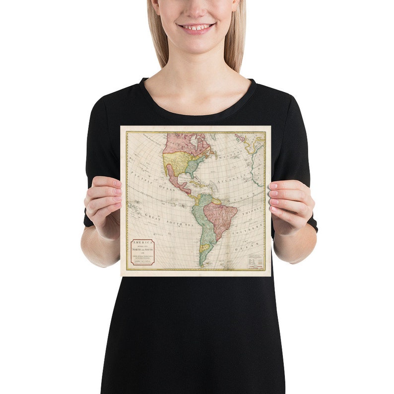 Old Americas Map 1775 Vintage North - Il 794xN.4035862676 10ou