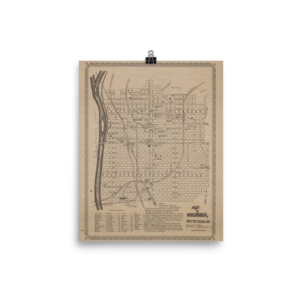 コロンビア大学 マップ ヴィンテージ雑貨 Columbia Univ コロンビア