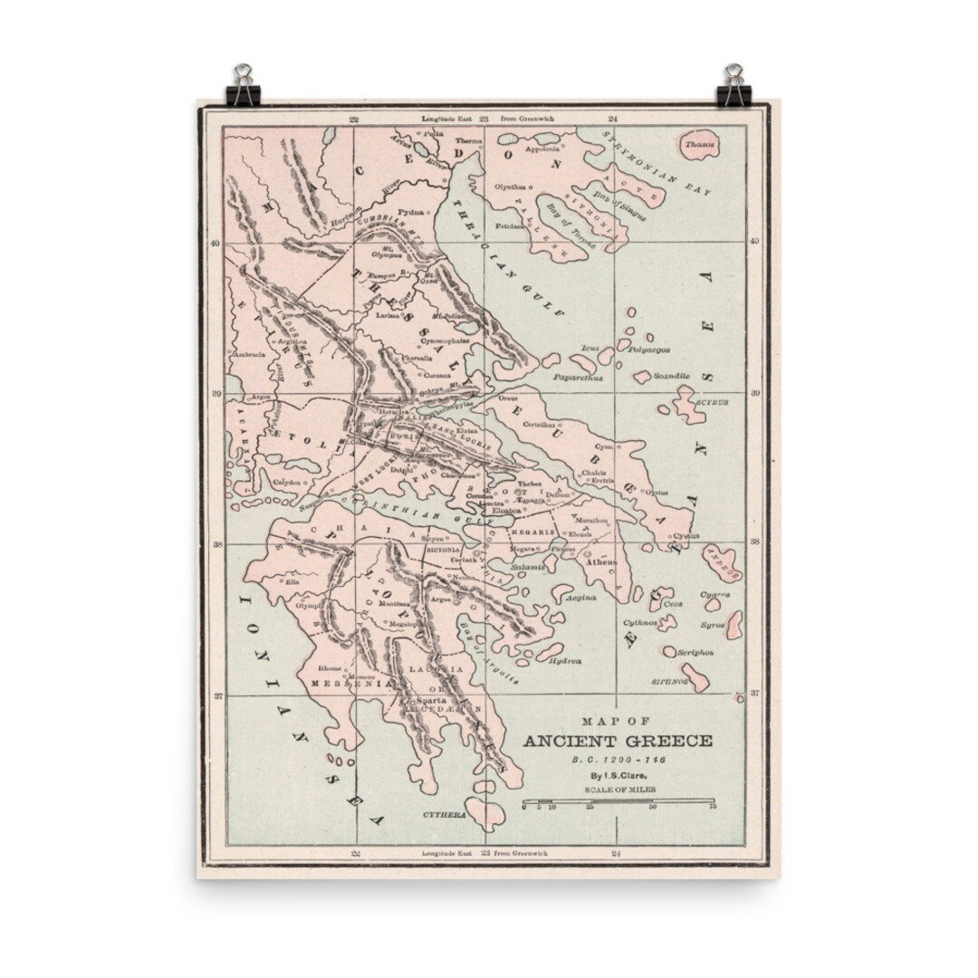 古代ギリシアローマ地図帳(英文)
