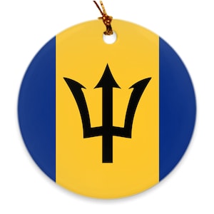 Barbados Flag - Bajan Pride & Ancestry  Ornaments