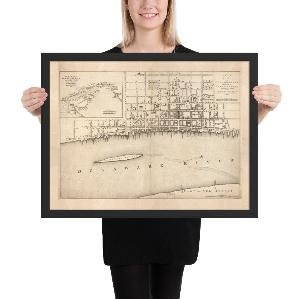 Map Of Philadelphia 1776