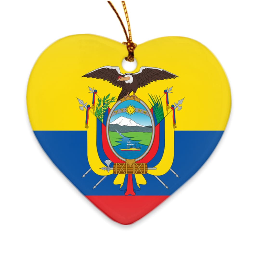 Ecuador Flag - Ecuadorian Pride & Ancestry Ornaments - Etsy