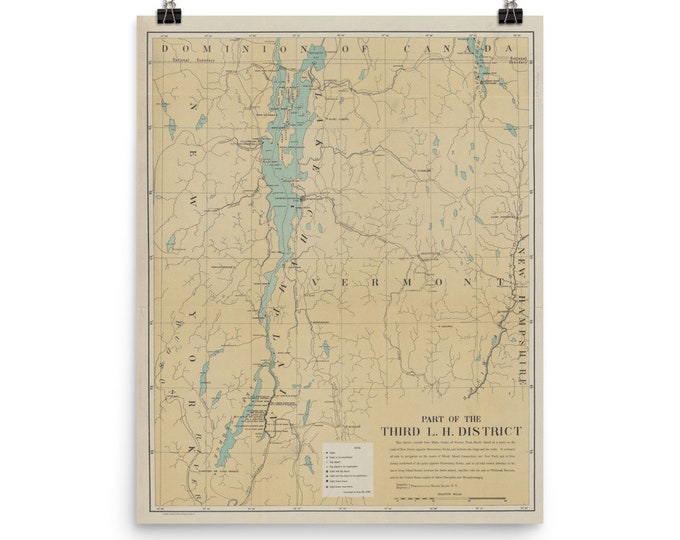 Vintage Puget Sound Lighthouse Map 1898 Washington State | Etsy