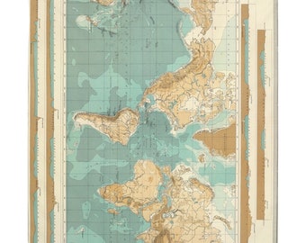 Old World Map Tapestry (1922)