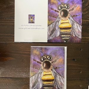 Victoria Strelciunaite, Cartes d’abeilles, Cartes d’art, Cartes de la nature, Cartes de vœux, Cartes d’anniversaire, Cartes d’oiseaux, Carte d’art, cadeaux