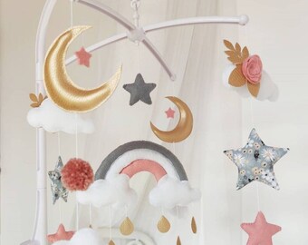 Mobile Musical Bebe Etsy Mobile Musical Bebe Etsy