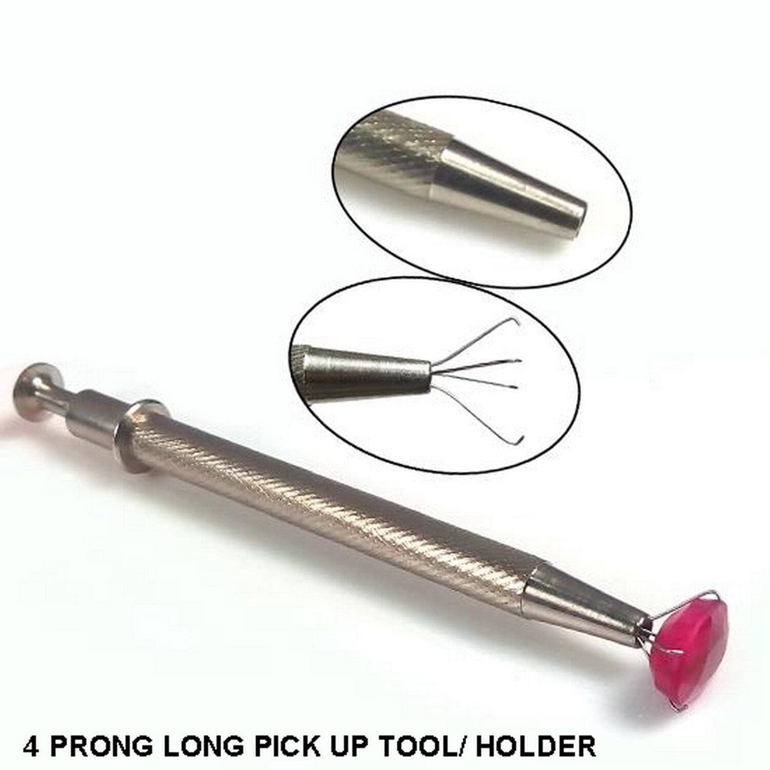 New Tweezer Stone Diamond 4 Prong Pick Up Tool Bead Precision Component Holder Best value for