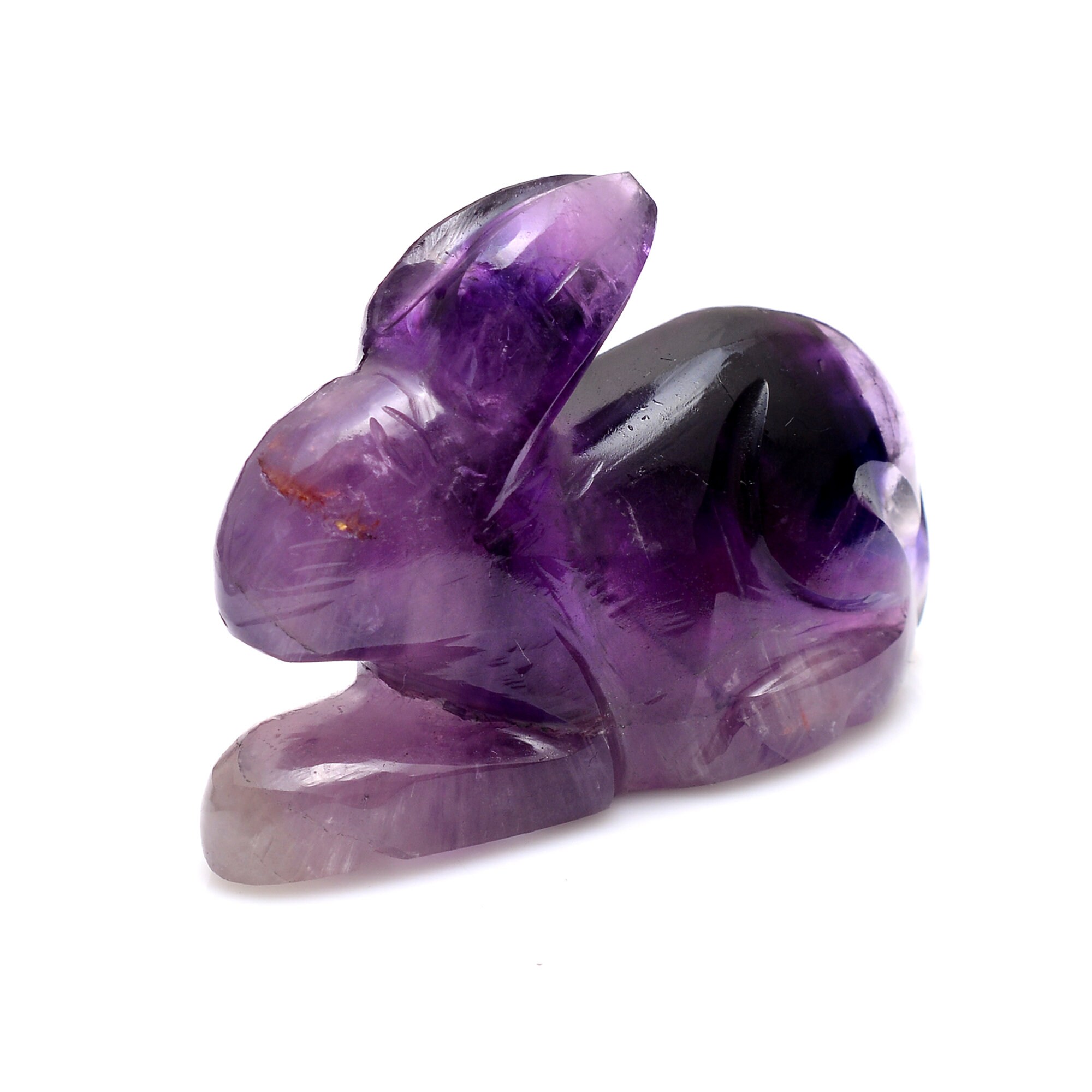 Amethyst Bunny Amethyst Rabbit Carved Rabbit Home Decor | Etsy