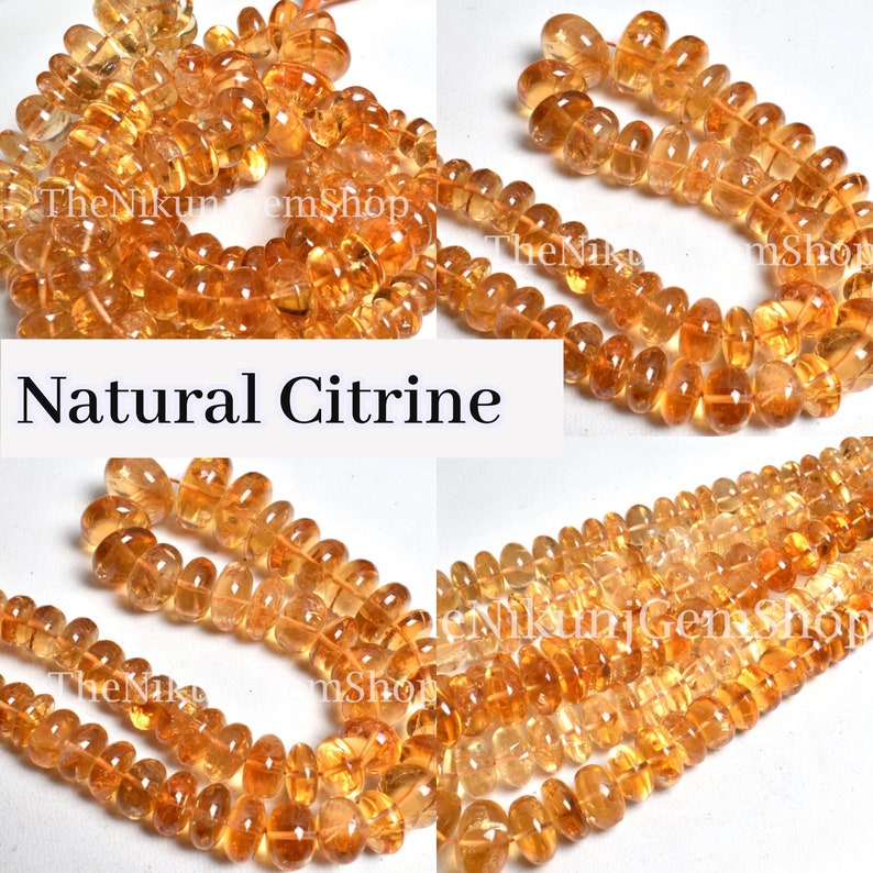 Natural Citrine Smooth Rondelle Shape outlet Beads, Citrine Smooth Beads, Citrine Rondelle Beads, Citrine Gemstone Beads, Citrine Smooth Rondelle