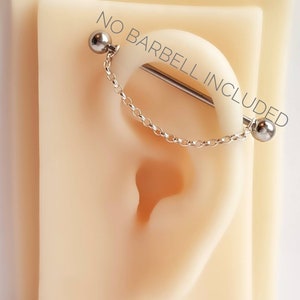 Sterling silver industrial on sale bar
