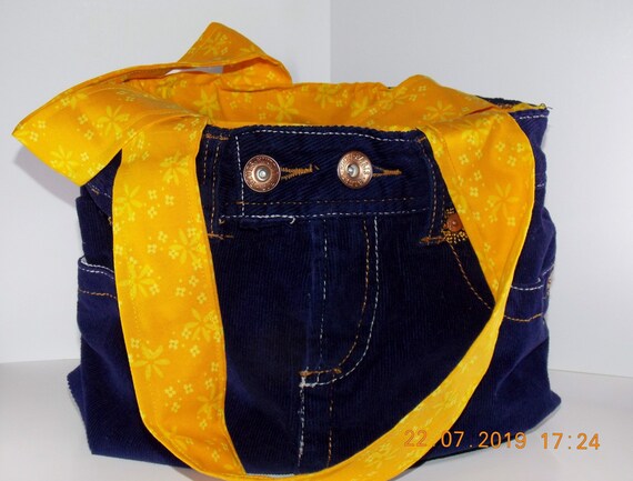 bright yellow purse