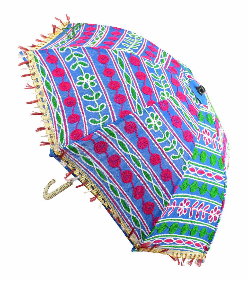 30 Pcs Lot Indian Decorative Wedding Umbrella Vintage Cotton - Etsy