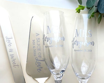 wedding glasses etsy