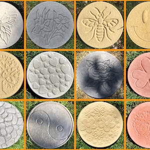 Mix and Match Garden Stepping Stones
