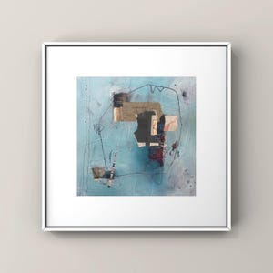 Dipinto astratto su carta, arte murale astratta originale, dipinto astratto rosa, dipinto astratto conveniente, arte d'interni contemporanea