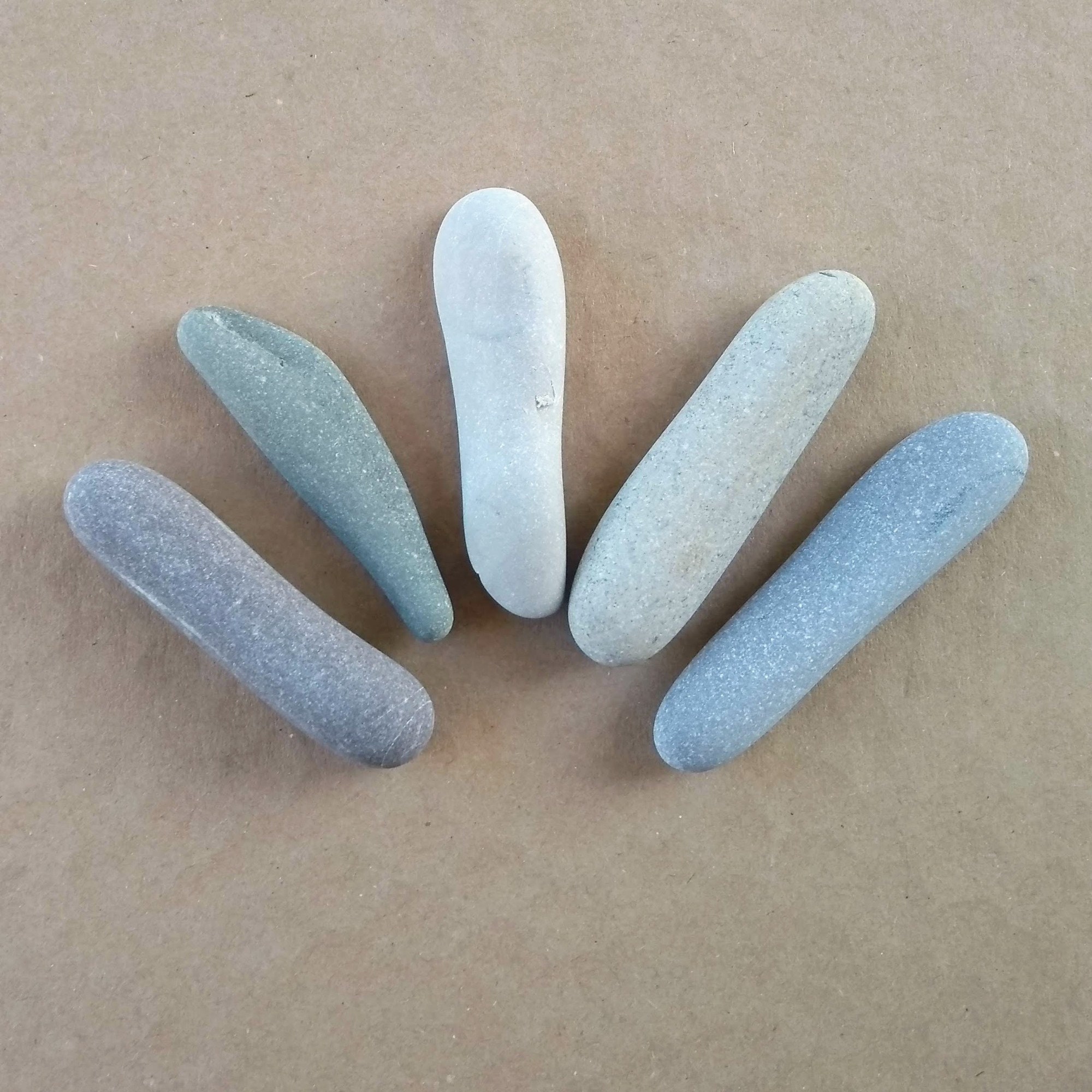 5 Large Stone Fingers Long Pebbles 66.5 cm/2.42.6 Large Etsy