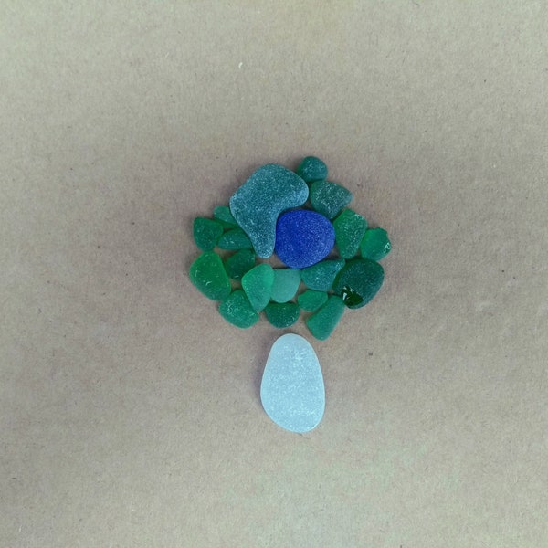 Sea Glass Fragments, Drift Glass, Sea Glass Craft Supply, Sea Glass Bulk, Greek Sea Glass for Art Projects, Ionian Sea Glass Chips Mix