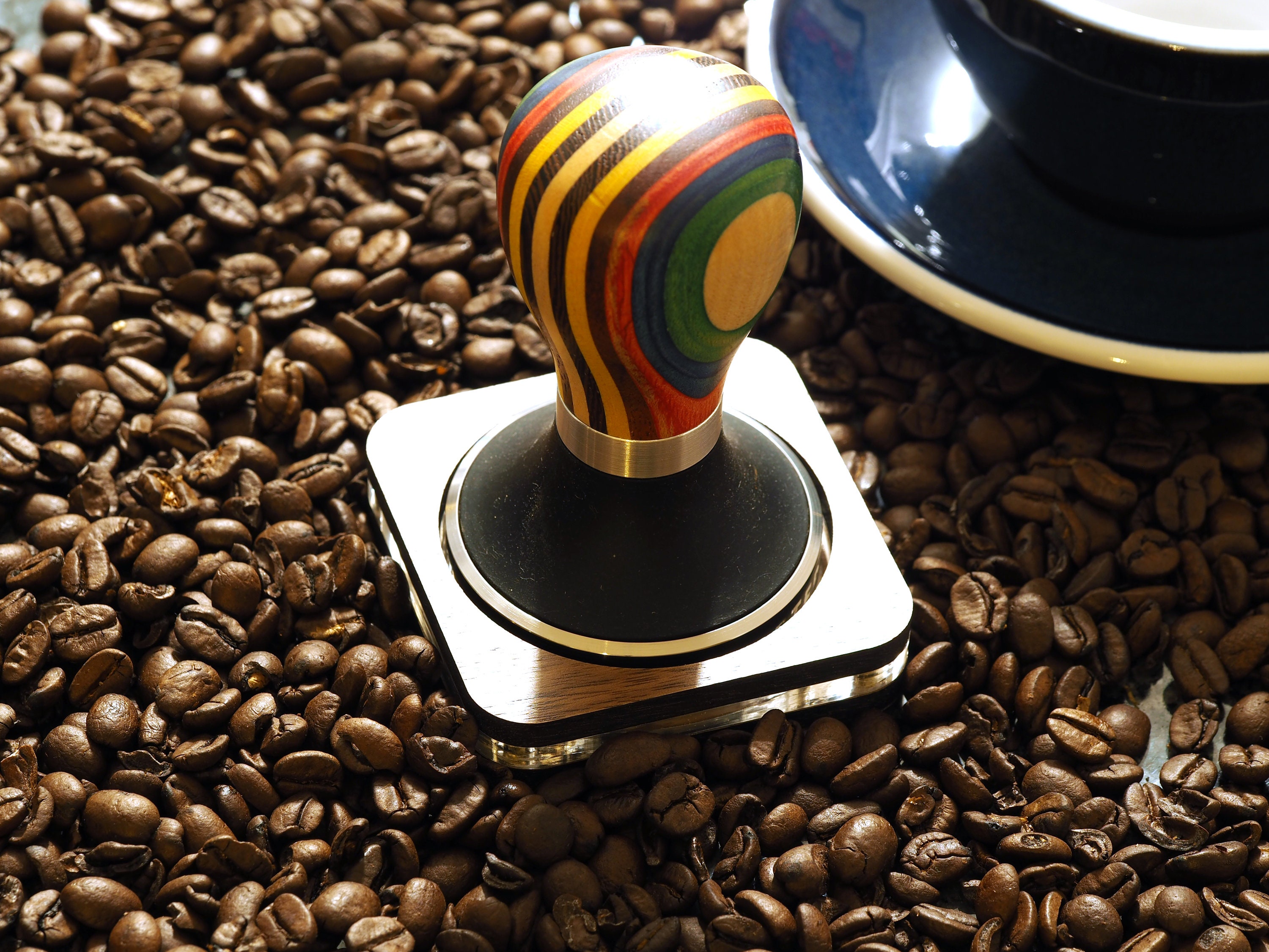 Distribuidor de café para Lelit 57mm 57.5mm Base de acero inoxidable Base  desmontable Barista Espresso Accesorios de café Barista Tools