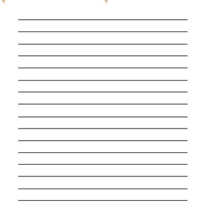 Tiny Roses Lined Paper Printable - Digital Download/stationery/journal ...