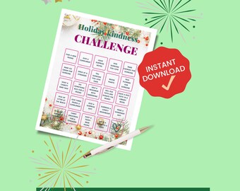 Holiday Kindness Challenge - PDF printable