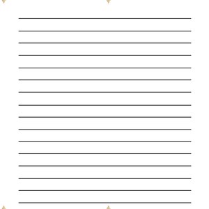 Tiny Roses Lined Paper Printable - Digital Download/stationery/journal ...