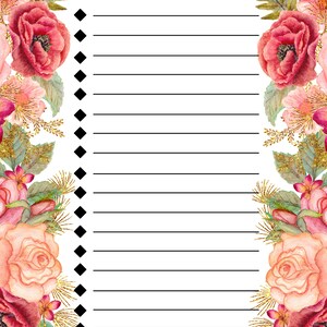 Rose Paper Printables Bundle With Bonus - Etsy