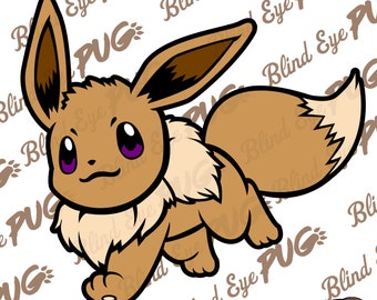 Eevee SVG Layer Pokemon Smash Brother Eevee Pikachu -  Israel