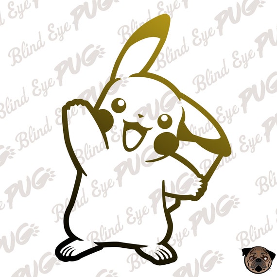 Eevee SVG Layer Pokemon Smash Brother Eevee Pikachu Ashecatch Them