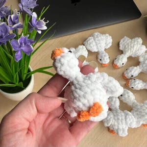 Gans Häkelanleitung für Anfänger / Amigurumi Gans Anleitung / PDF Anleitung für Plüsch Mini Gans