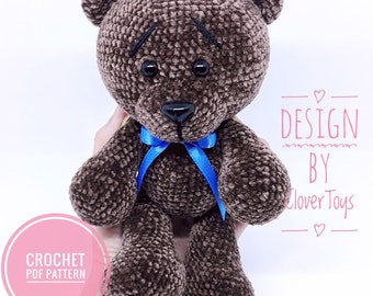 Amigurumi Teddy Bear Crochet Pattern (PDF)