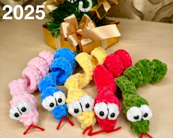 Anfänger-Häkelanleitung für Schlangen, No Sew Amigurumi (PDF-Muster)