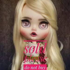 Natalie vampire Blythe custom doll Blythe doll ooak