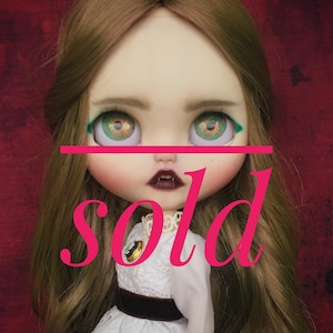 SOLD Ada Vampire Blythe custom Blythe doll ooak