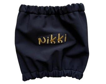 Waterproof Fleece Dog Snood - Protects your dog long ears from rain, snow and dirt, preventing otitis and other infections, Cocker spaniel