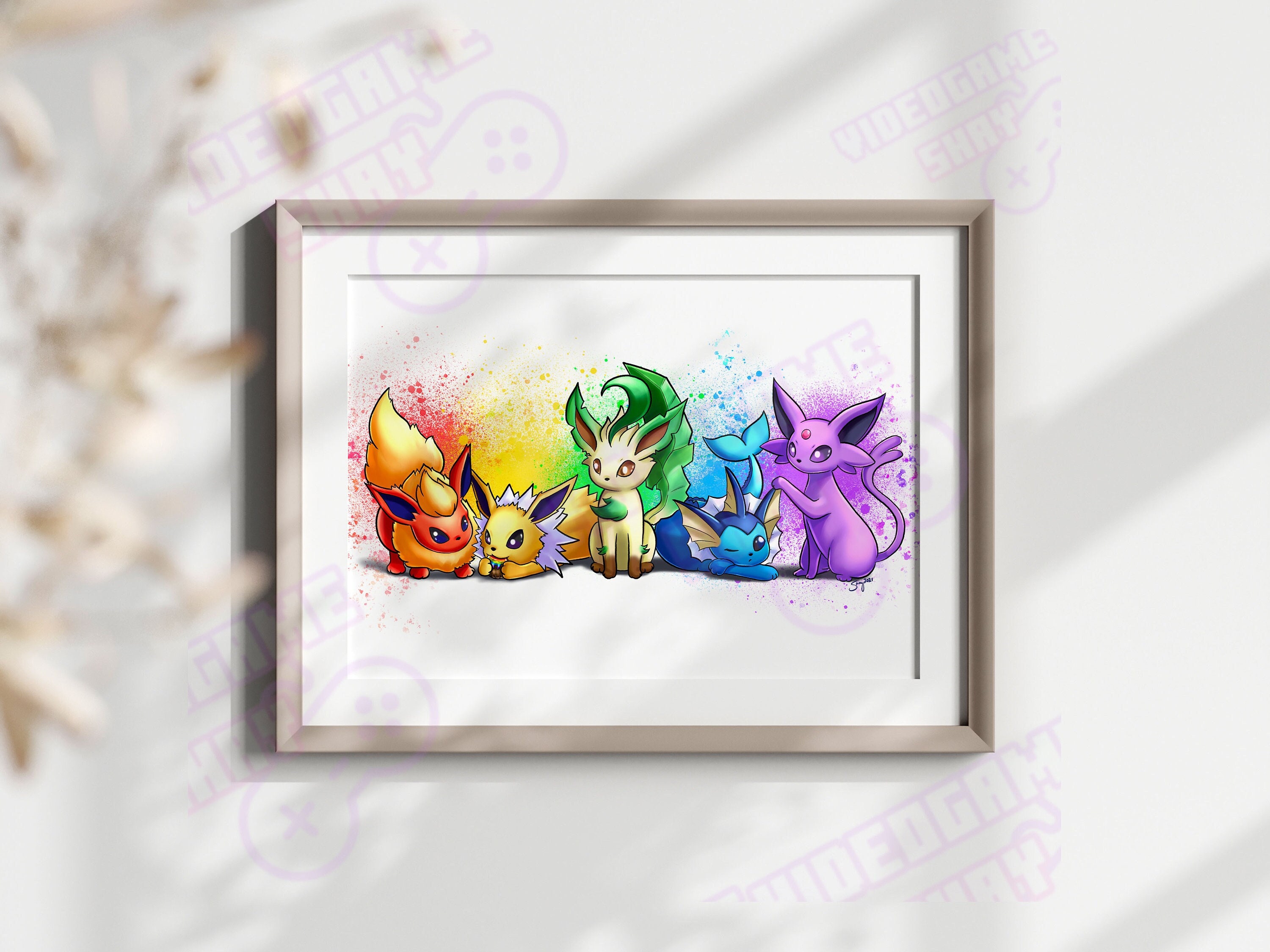 Eevee Eeveelution Diamond Painting Set DIY Pokemon