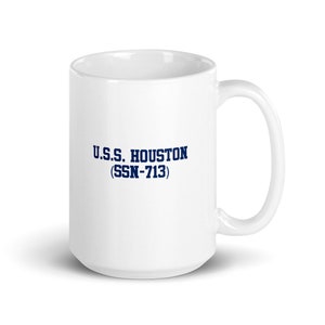 Rearguard Designs U.S.S. Houston (SSN-713) White 15 Ounce Mug