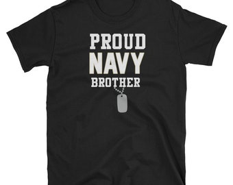 Rearguard Designs Proud Navy Brother Short-Sleeve Unisex T-Shirt