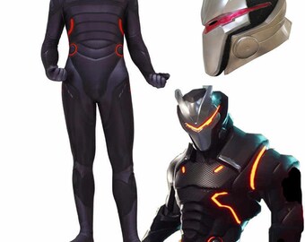 Fortnite Costume Etsy - fortnite adult kids game cosplay costume omega oblivion link zentai bodysuit suit jumpsuits led mask halloween