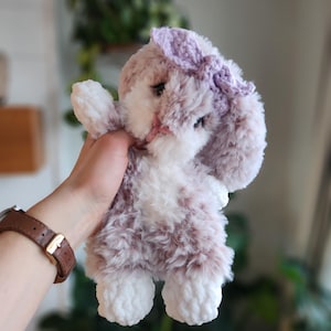MADE TO ORDER Crochet Bunny with Bow