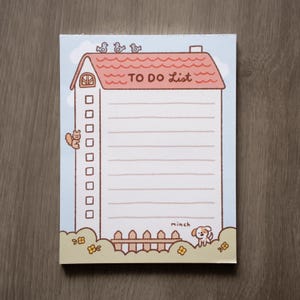 Bloc-notes Little House TO DO List, 25 feuilles