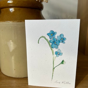 Carte Myosotis gaélique écossais