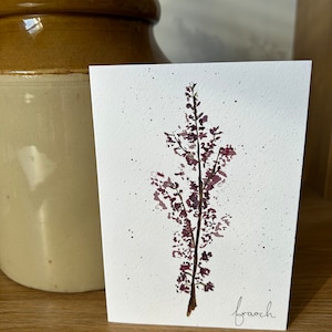 Scottish Gaelic Heather Card