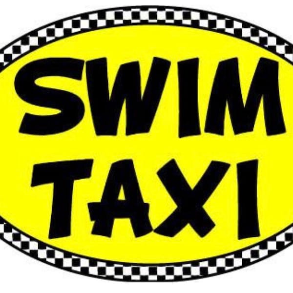 Swim taxi decal