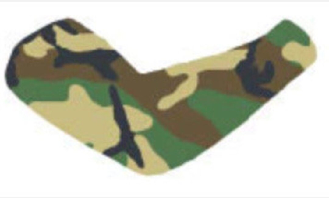 Green Camo Arm Sleeves, Compression Arm Sleeves, Custom Arm Sleeves ...
