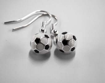 Sterling Silver Rhodium-plated Madi K Enamel Soccer ball Post Earrings Bonyak Jewelry QGzxzQGK149 Sterling Silver Rhodium-plated Madi K Enamel Soccer ball Post Earrings Bonyak Jewelry QGzxzQGK149