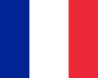 Calcomanía de la bandera de Francia