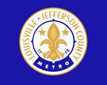 Louisville, KY city flag decal